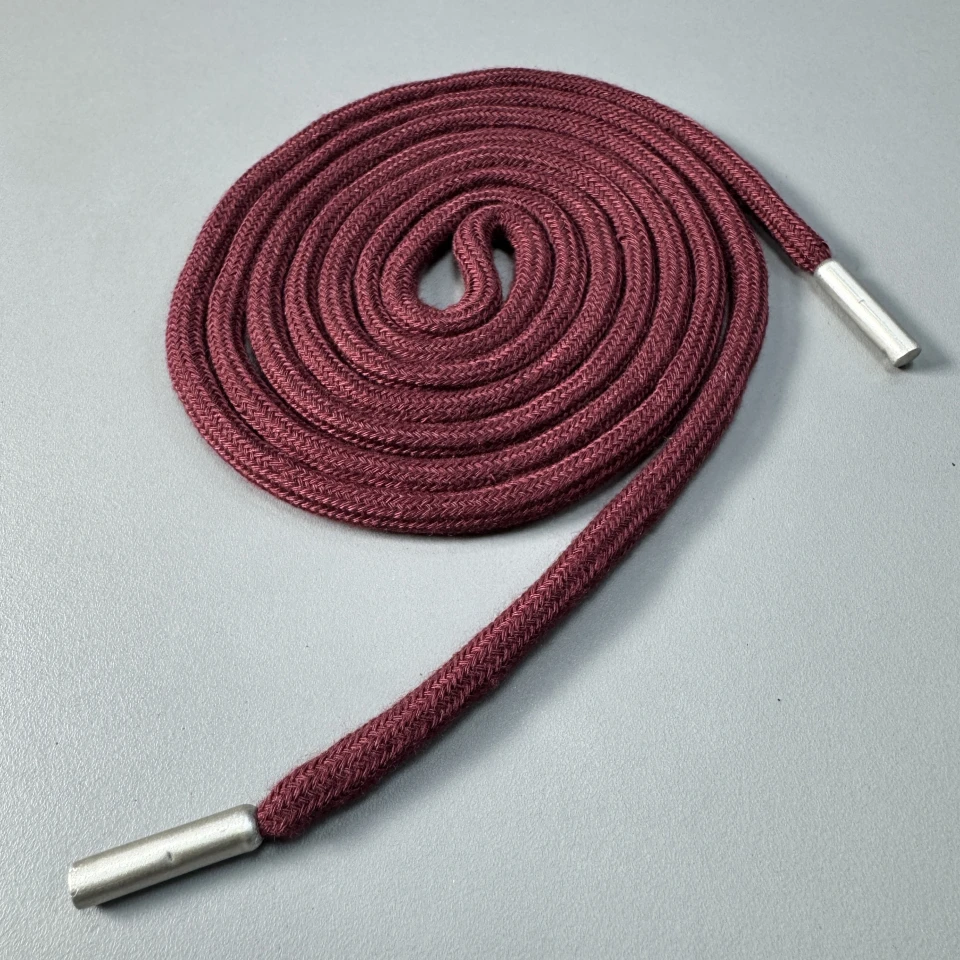 Шнурок в штаны круглый (140 см), бордовый (3249)