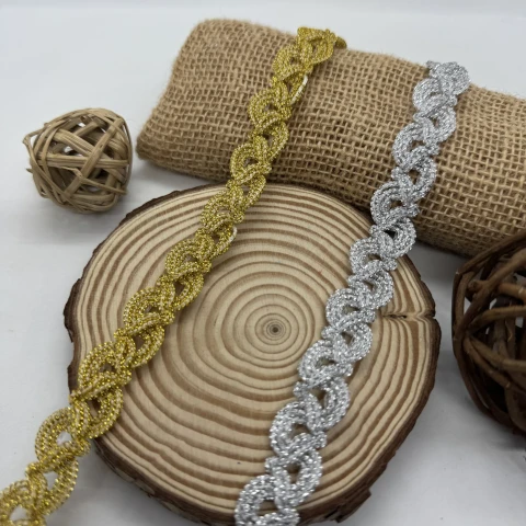 Тасьма люрекс 10754 (20 ярдів/18,28 м.), золото