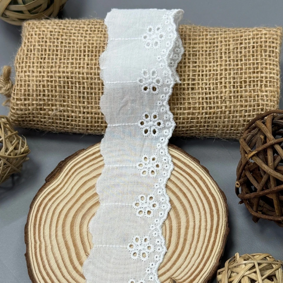 Мереживо прошва А16 4,5см.(20 ярдів/18,2 м.), білий