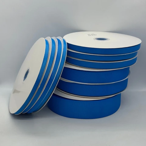 Стрічка репс 0.65 см (33*100 ярдів/91 м.), 1047 синій лазурний