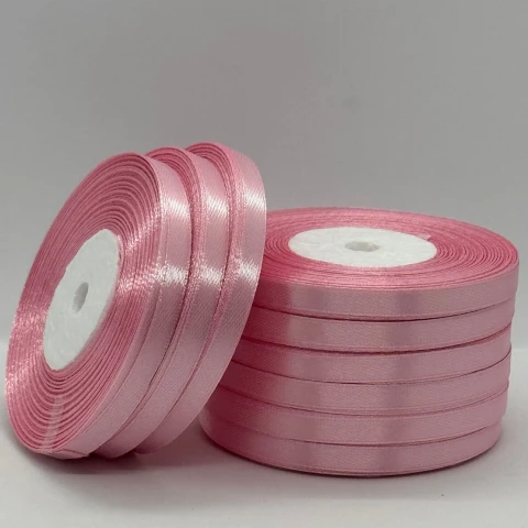 Стрічка атласна 0.6 см (10*36 ярдів), 135 лаванда рожева
