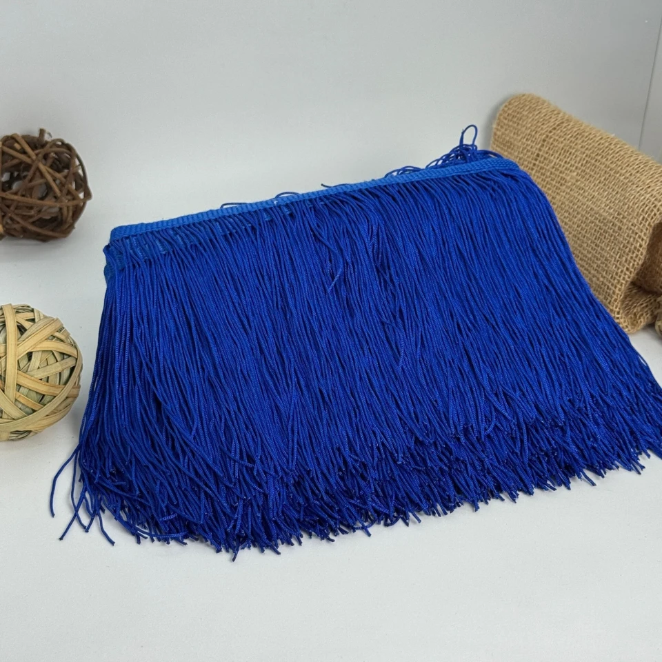 Бахрома танцювальна локшина 15 см (10 ярдів/9,14 м.), 40 електрик