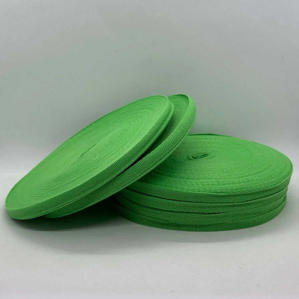 Стрічка кіпер 1 см (40) (40м.), 2145 зелене яблоко