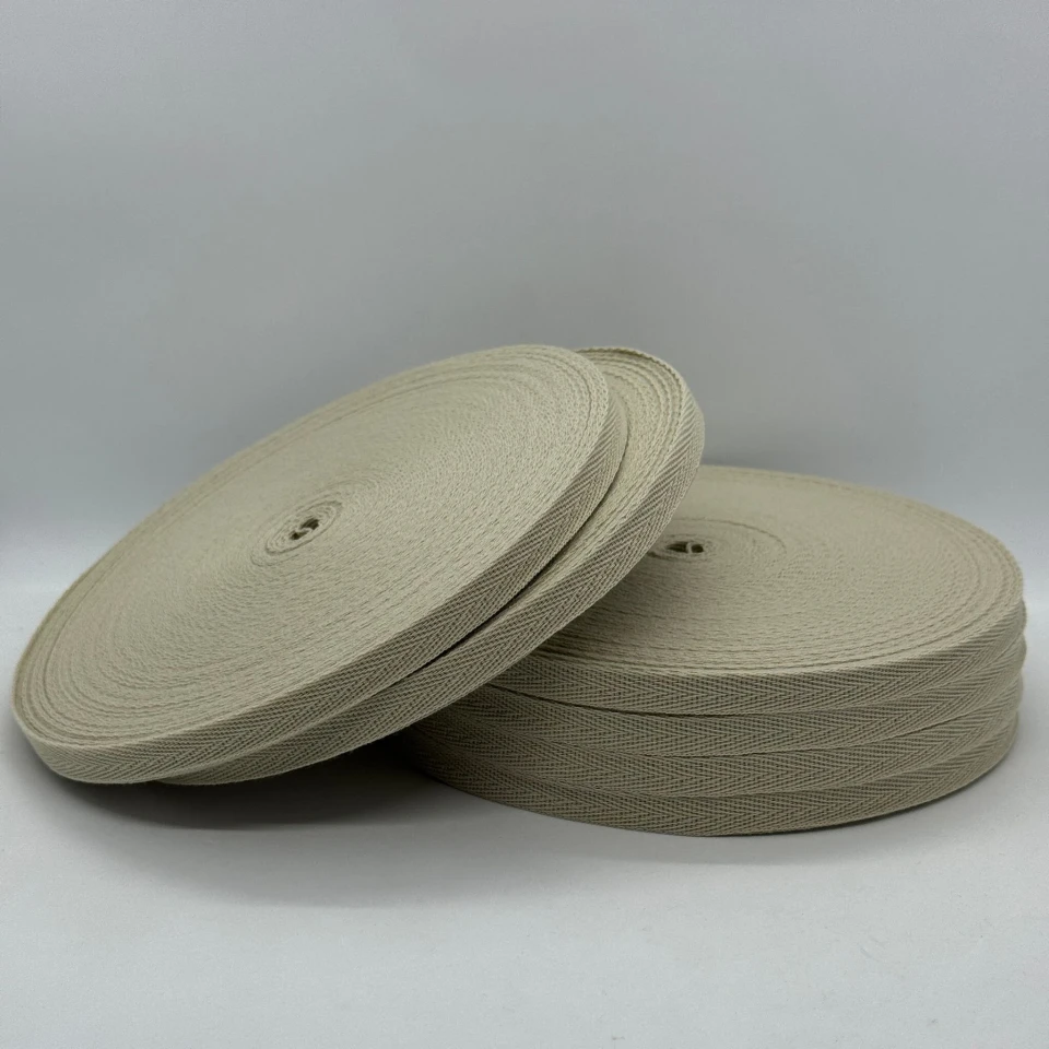 Стрічка кіпер 1 см (40) (40м.), 2369 м'який бежевий