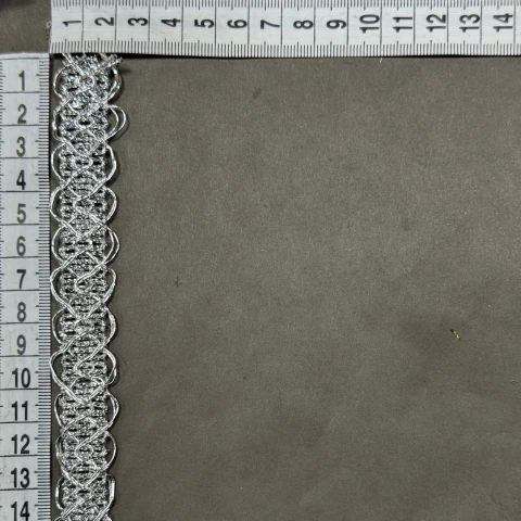 Тасьма люрекс 8099 (20 ярдів/18,28 м.), срібло