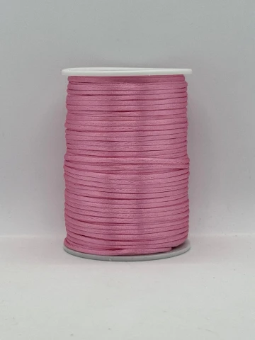 Шнур атласний корсетний 2.3 мм (100 ярдів/91,44 м.), 79 рожева пудра