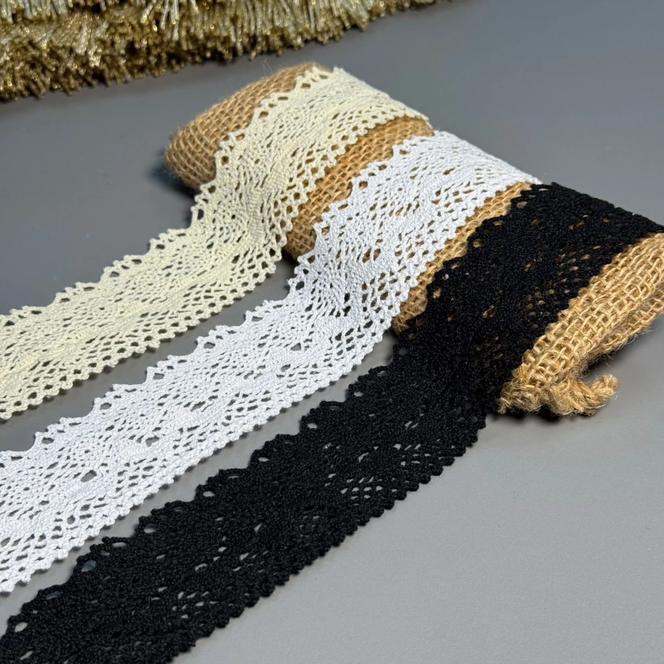 Мереживо макраме А 6474 4 см.(100 ярдів/91,4 м.), білий