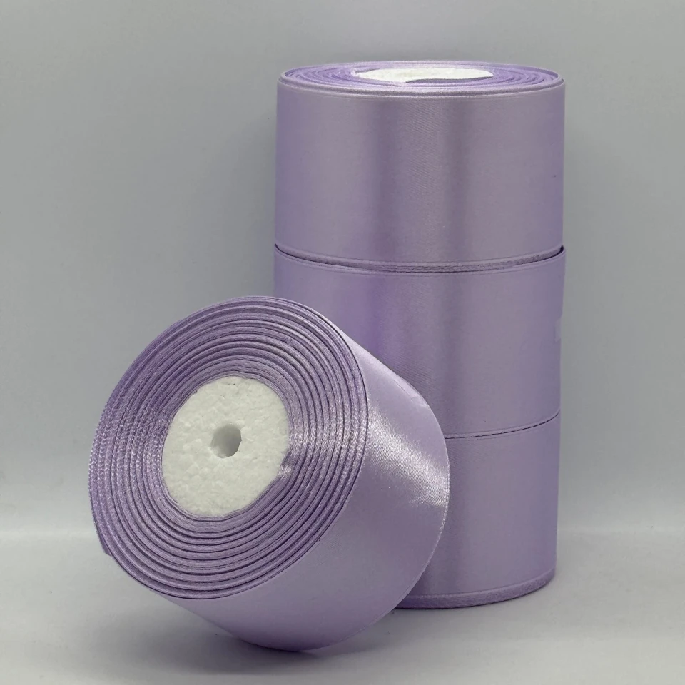 Стрічка атласна 5 см (4*36 ярдів), 141 бузковий