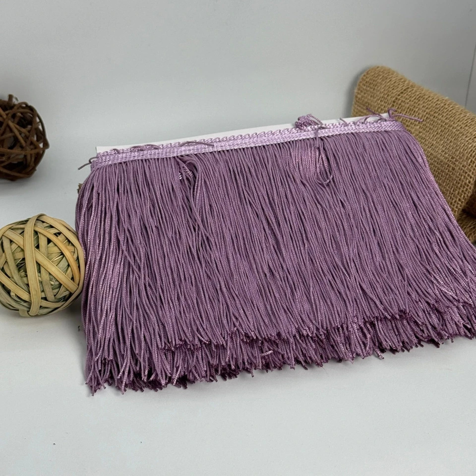 Бахрома танцювальна локшина 15 см (10 ярдів/9,14 м.), 140 фіалковий