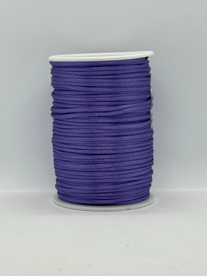 Шнур атласний корсетний 2.3 мм (100 ярдів/91,44 м.), 64 фіолетовий