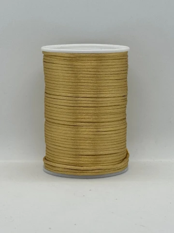 Шнур атласний корсетний 2.3 мм (100 ярдів/91,44 м.), 113 латунний