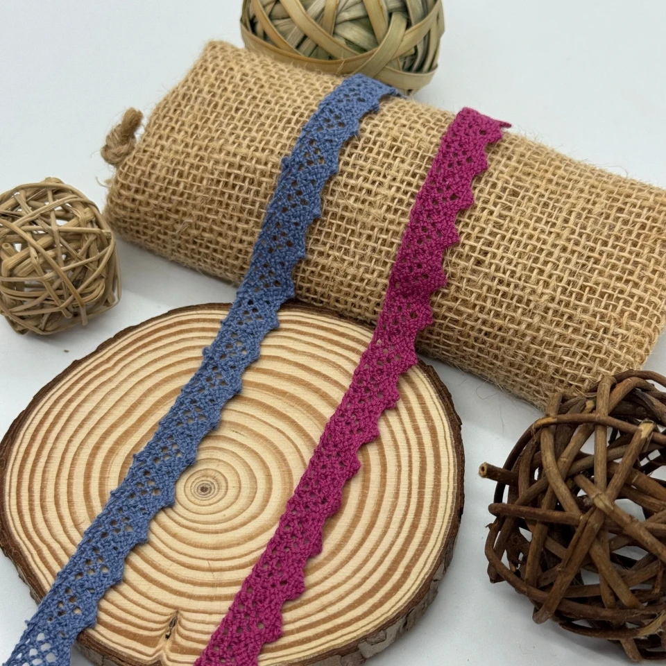 Мереживо макраме А 6258 1,5 см. (200 ярдів/182,8 м.), бордо