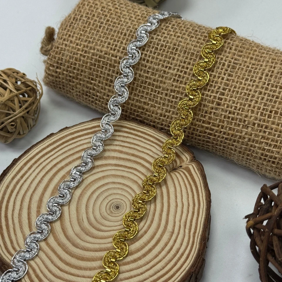 Тасьма люрекс 13-1096 (20 ярдів/18,28 м.), золото