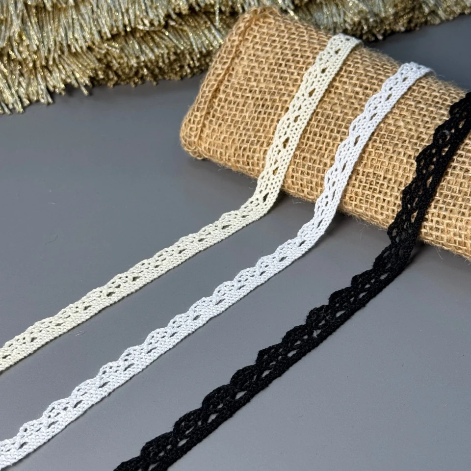 Мереживо макраме 6420 1 см.(300 ярдів/274,3 м.), білий