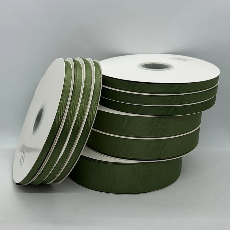 Стрічка репс 3,8 см (8*100 ярдів/91 м.), 1247 хакі