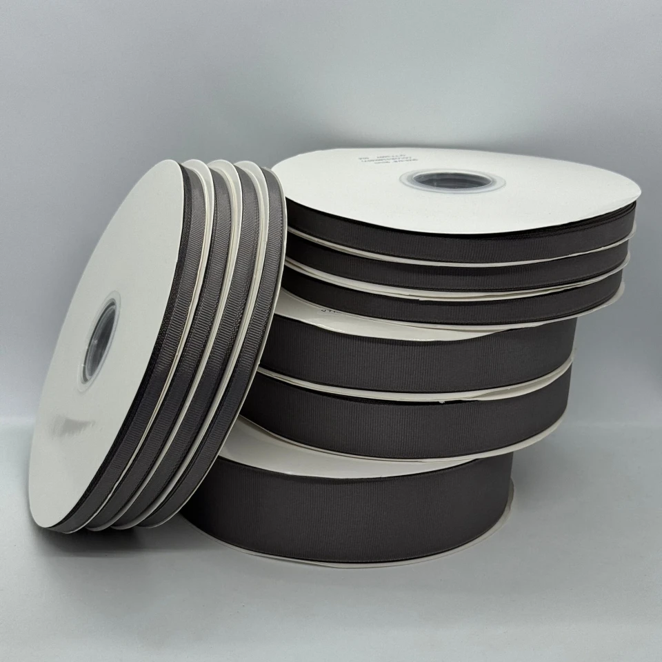 Стрічка репс 0.65 см (33*100 ярдів/91 м.), 1180 сірий