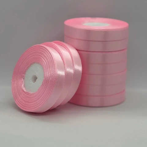 Лента атласная 1.2 см (10*36 ярдов), 04 французкая роза