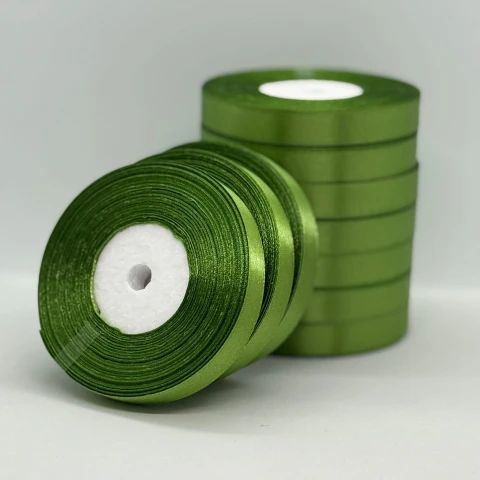 Стрічка атласна 1.2 см (10*36 ярдів), 63 цитрусовий