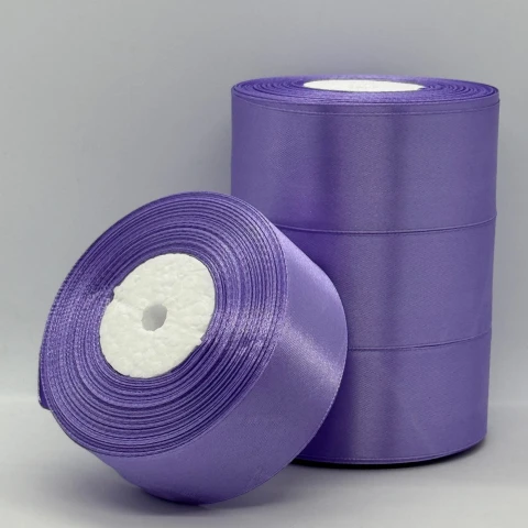 Лента атласная 4 см (5*36 ярдов), 21 сиреневый