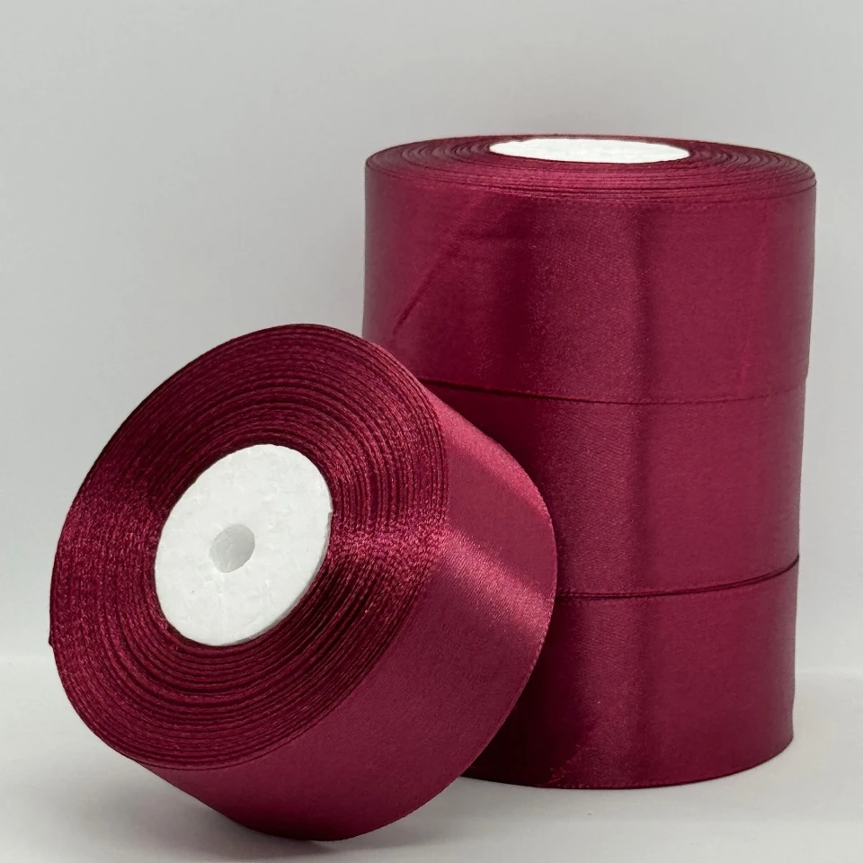 Стрічка атласна 4 см (5*36 ярдів) , 165 фіолетова ніч