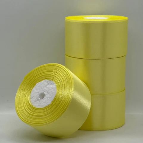 Стрічка атласна 5 см (4*36 ярдів), 80 салатовий