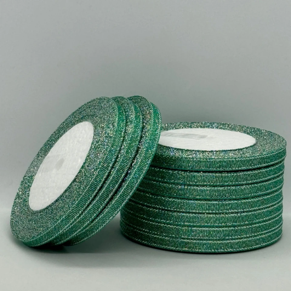 Тасьма парчева 0,6 см (10*25 ярдів/22,75 м.), 54 морхвиля + срібло