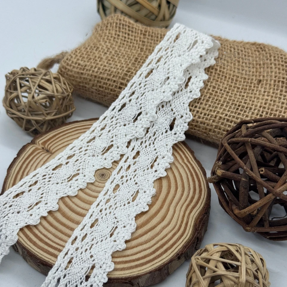 Мереживо макраме 5465 3 см.(300 ярдів/274,3 м.), білий