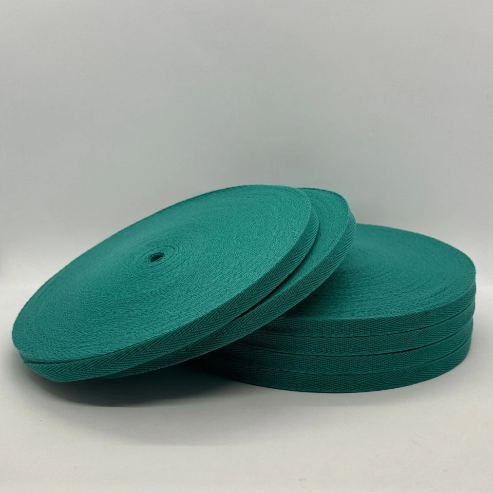 Стрічка кіпер 1 см (40) (40м.), 2117 зелене море