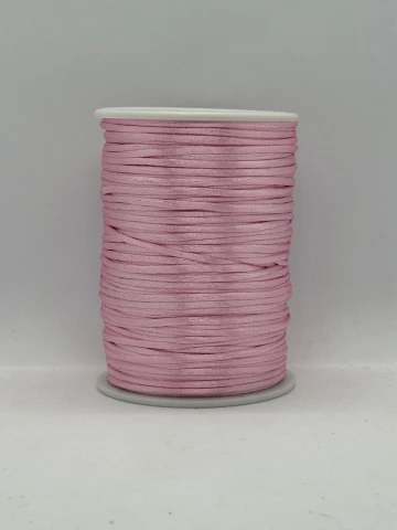 Шнур атласний корсетний 2.3 мм (100 ярдів/91,44 м.), 31 блідий рожевий