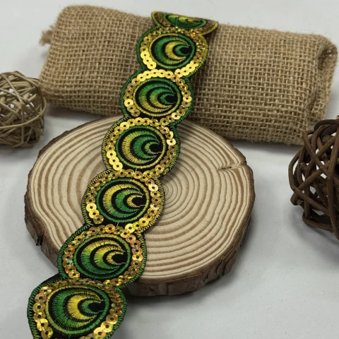 Тасьма клейова 8191 (4.8 м), зелений