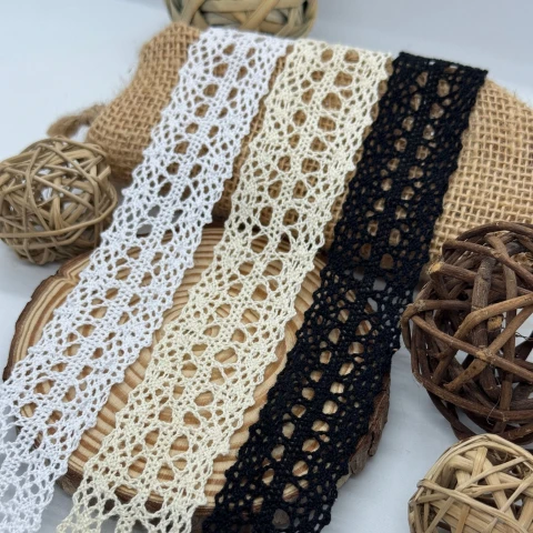 Мереживо макраме 6100 3см.(200 ярдів/182,8 м.), білий