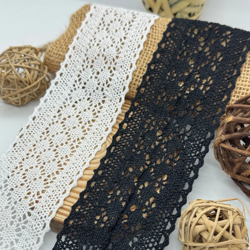 Мереживо макраме 5301 6 см.(100 ярдів/91,4 м), білий