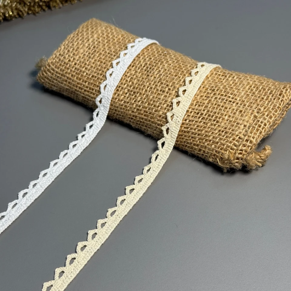 Мереживо макраме А 6381 1см.(300 ярдів/274,3м.), білий