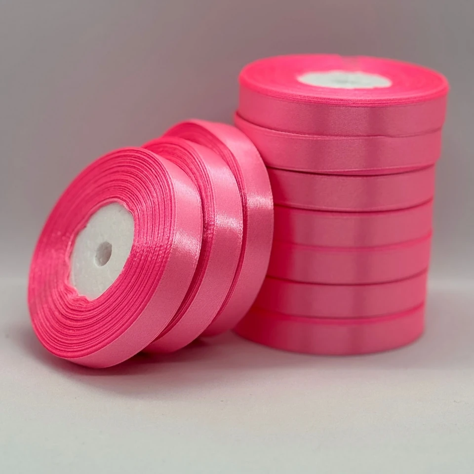 Стрічка атласна 1.2 см (10*36 ярдів), 05 барбі