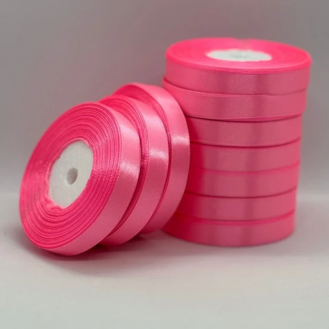 Стрічка атласна 1.2 см (10*36 ярдів), 05 барбі