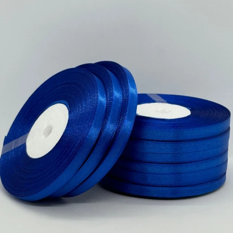 Стрічка атласна 0.6 см (10*36 ярдів), 40 синій