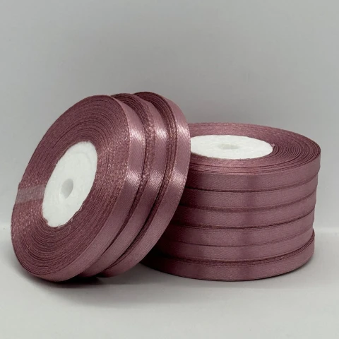 Стрічка атласна 0.6 см (10*36 ярдів), 91 пудровий