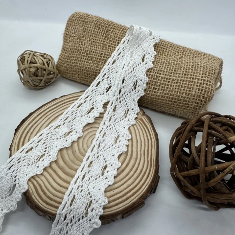 Мереживо макраме 5465 3 см.(300 ярдів/274,3 м.), молочний
