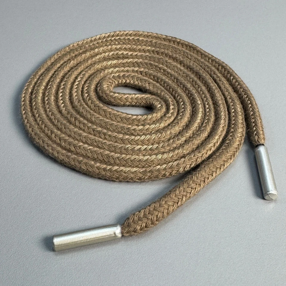 Шнурок в штани круглий (140 см), темно коричневий