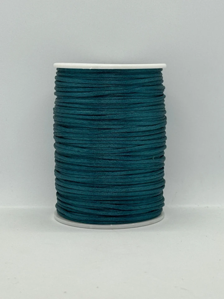 Шнур атласний корсетний 2.3 мм (100 ярдів/91,44 м.), 122 ізумруд