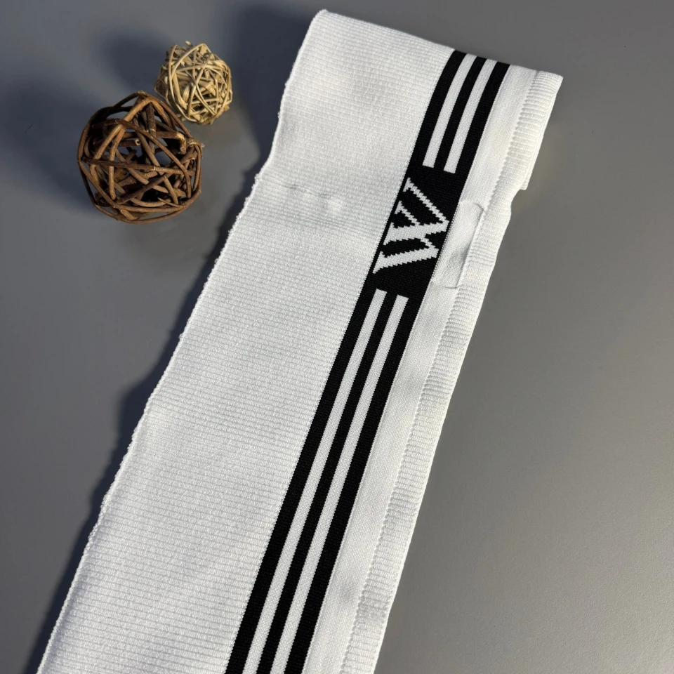 Пояс трикотажний довяз W (14 см*90 см), білий