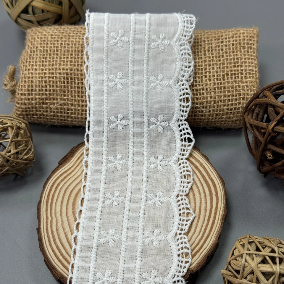 Мереживо прошва А20 7 см.(21 ярд/19,2 м.), білий