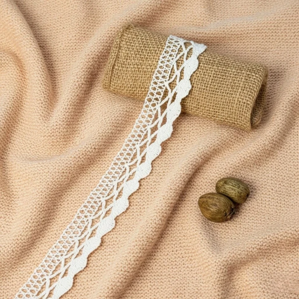 Мереживо макраме 5206 4 см.(100 ярдів/91,4 м.), білий