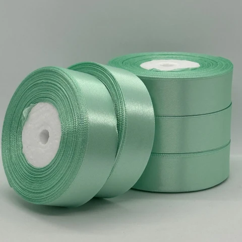 Стрічка атласна 2.5 см (5*36 ярдів), 181 мята