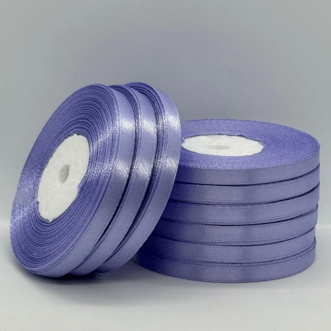 Стрічка атласна 0.6 см (10*36 ярдів), 191 фіалковий