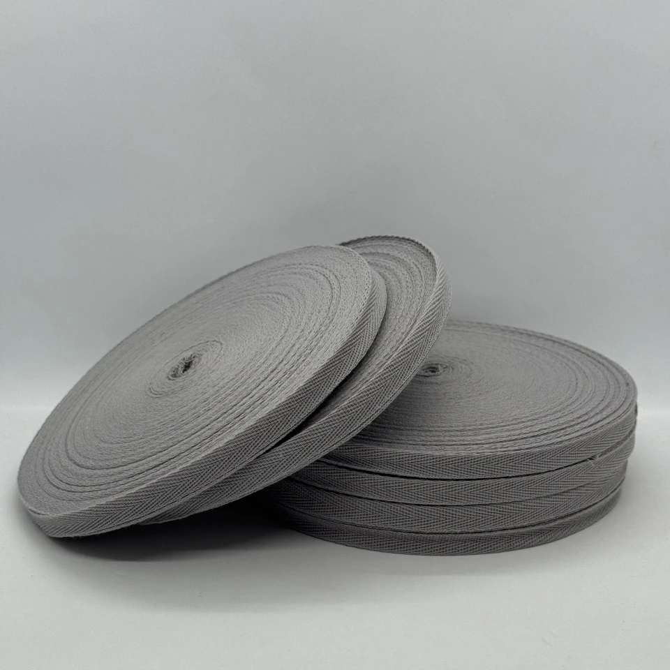 Стрічка кіпер 1 см (40) (40м.), 2189 сірий