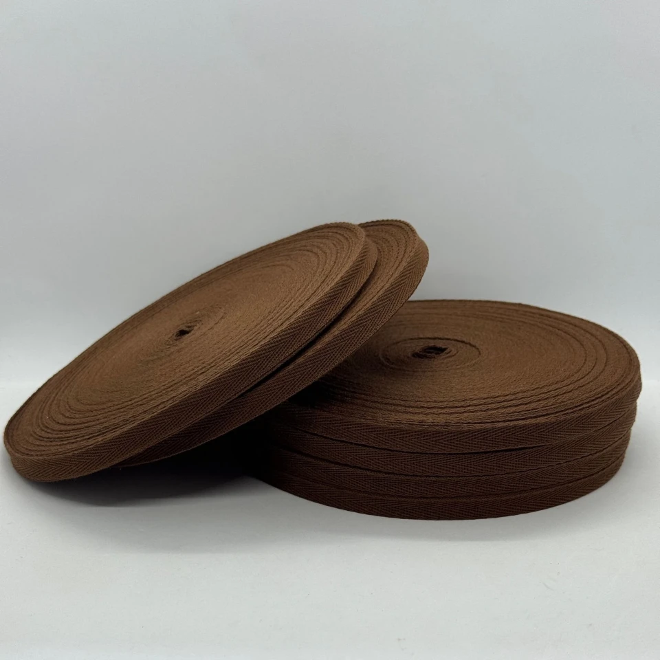 Стрічка кіпер 1 см (40) (40м.), 2242 коричневий