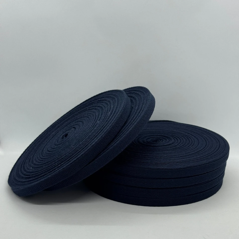 Стрічка кіпер 1 см (40) (40м.), 2255 чорно синій