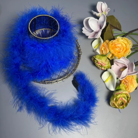 Пір'я боа 16 гр. (2 метра), 21 електрик