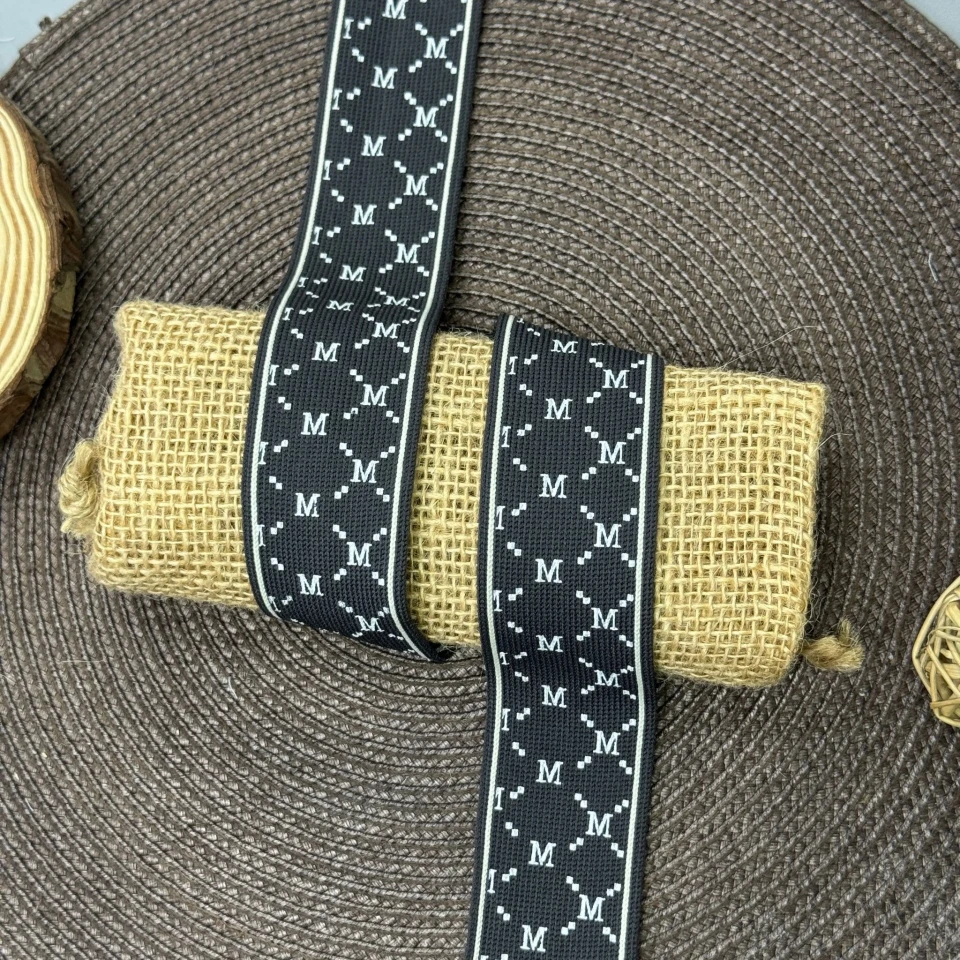 Лампас трикотажний D#7 M 4 см (50 м) , C:7 темно сірий